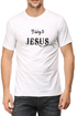 Living Words Men Round Neck T Shirt S / White I belong to Jesus - Christian T-Shirt