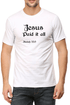 Living Words Men Round Neck T Shirt S / White Jesus Paid it all - Christian T-Shirt