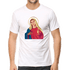 Living Words Men Round Neck T Shirt S / White Mother Mary