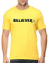 Living Words Men Round Neck T Shirt S / Yellow Believer 2 - Christian T-Shirt