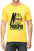Living Words Men Round Neck T Shirt S / Yellow No weapon shall prosper - Christian T-Shirt