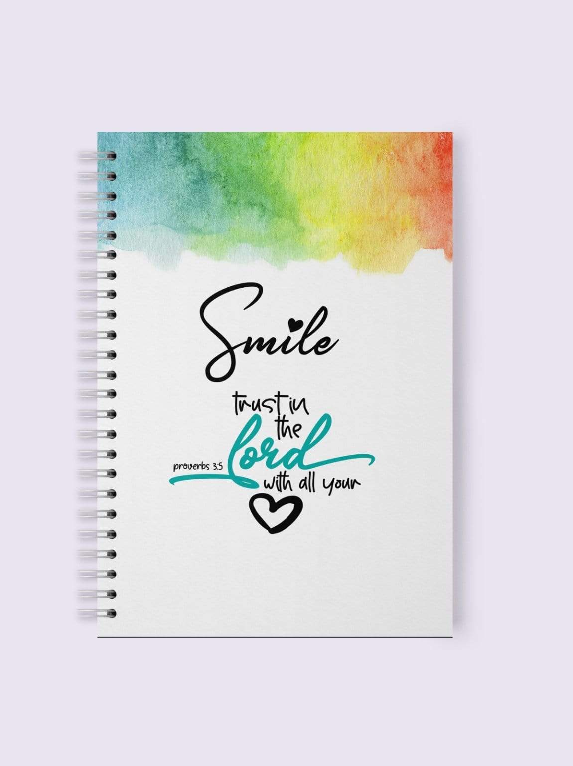 Smile - Notepad | Premium Quality Wirebound A5 Notebook – Living Words