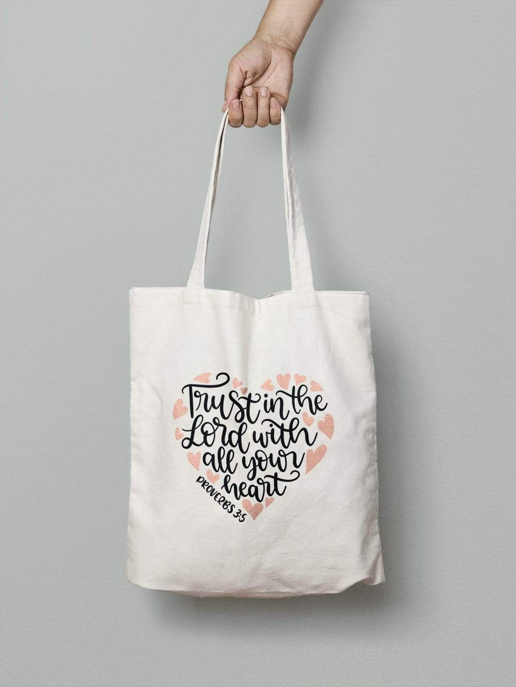 living words trust in the lord tote bag 13921978089559