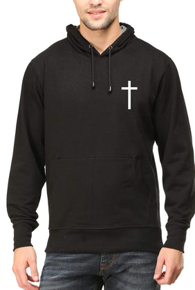 Living Words Unisex Hoodie S / Black Cross - Unisex Hoodie