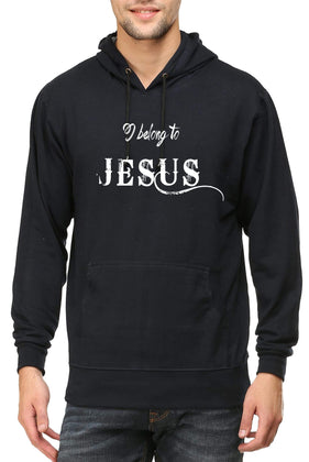 Living Words Unisex Hoodie S / Navy Blue I belong to Jesus - Unisex Hoodie