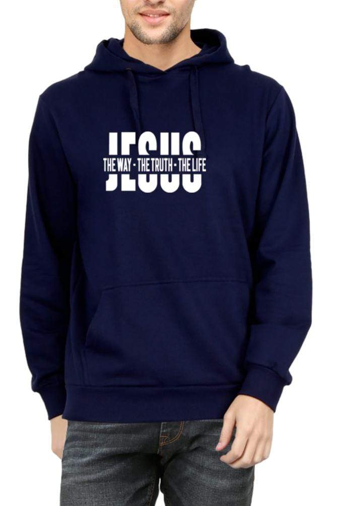 Jesus: The way, the truth, the life Unisex Hoodie