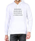 Living Words Unisex Hoodie S / White Rescued, Redeemed, Restored - Unisex Hoodies