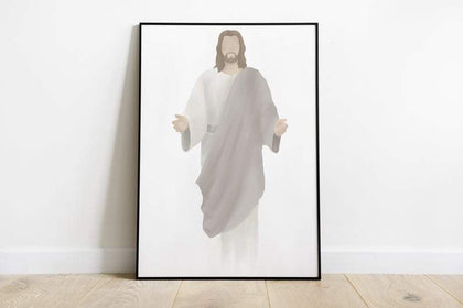 Living Words Wall Decor Come Unto Him | Jesus Christ Portrait
