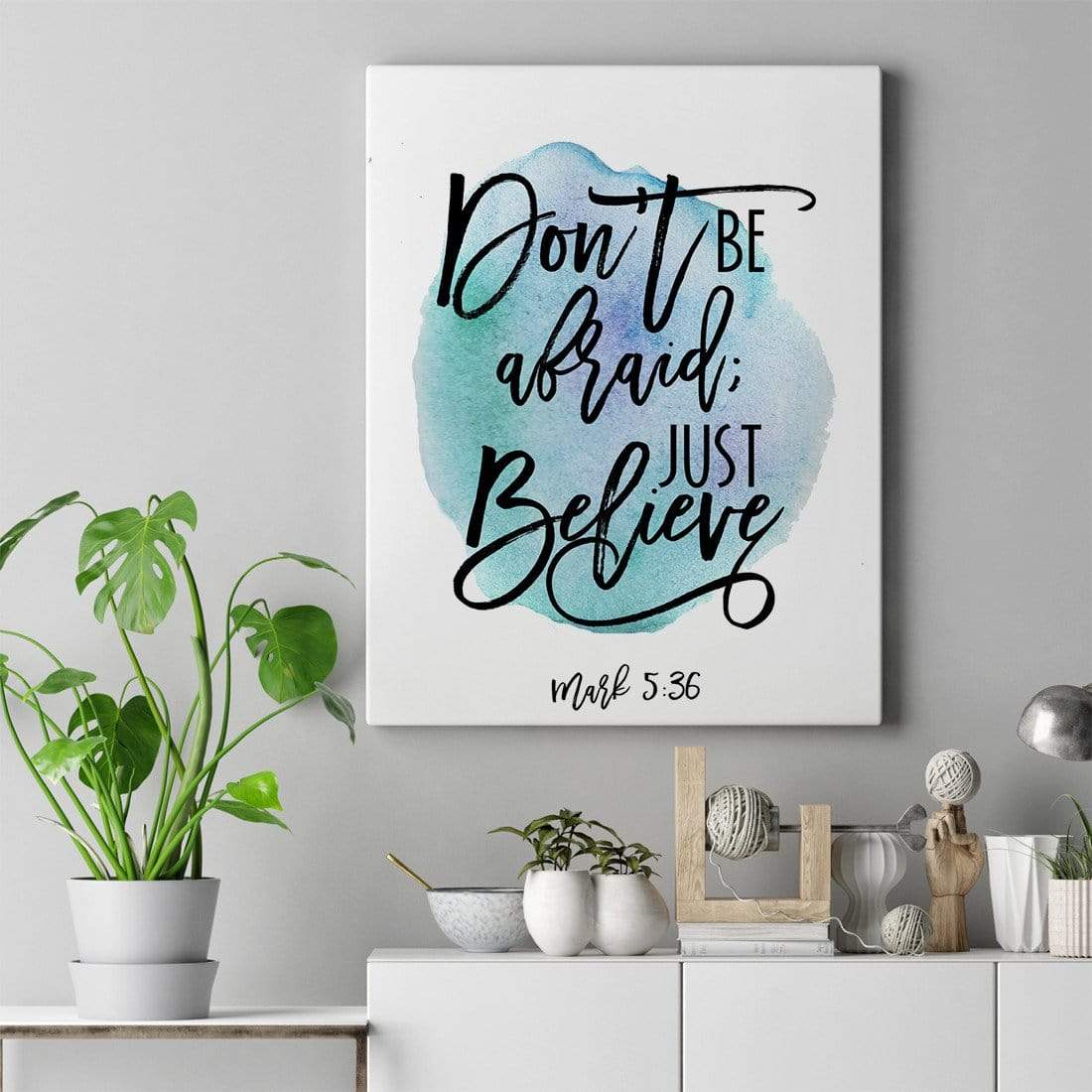 Living Words Wall Decor Don't be afraid