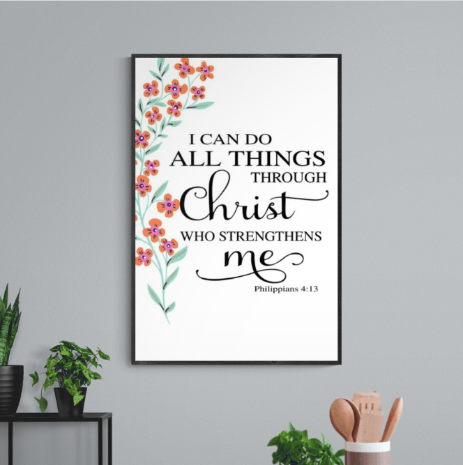 Living Words Wall Decor I Can Do All Things