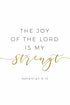 Living Words Wall Decor Joy of the Lord