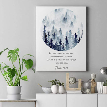 Living Words Wall Decor Let the Fields be Jubilant
