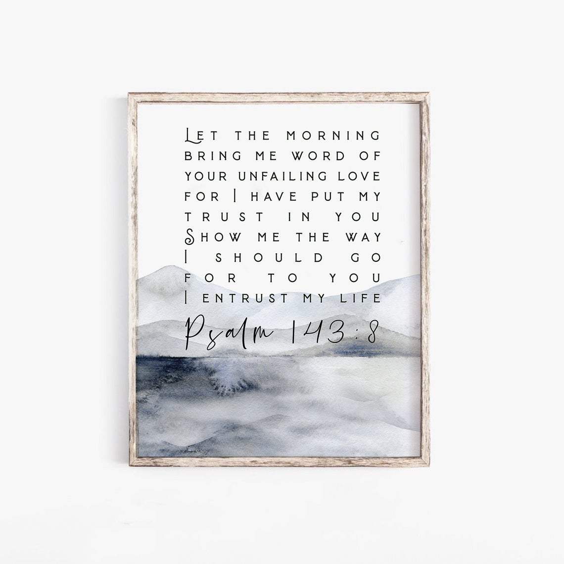 Living Words Wall Decor Let the morning bring me word of your unfailing love