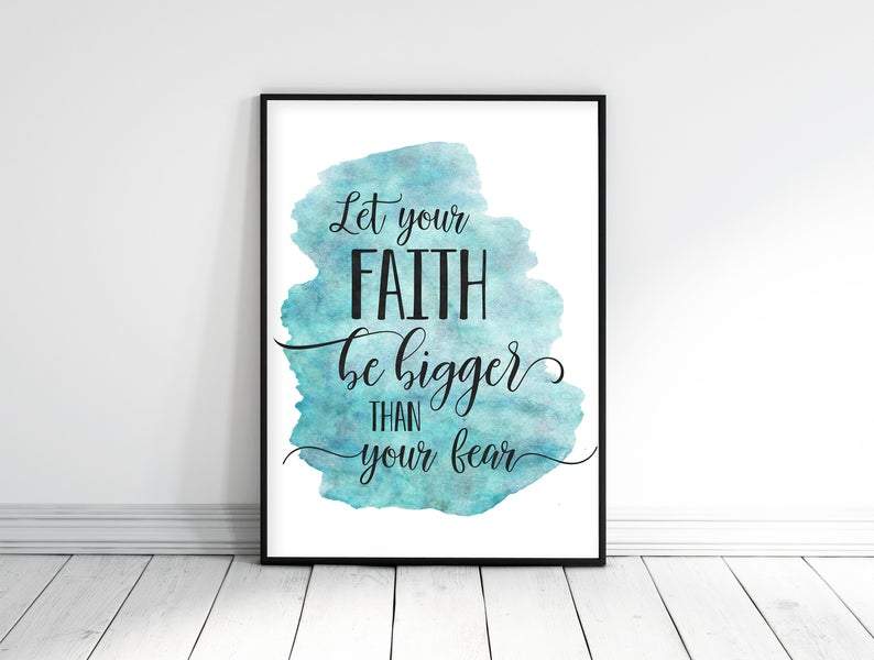 Living Words Wall Decor Let your faith be bigger