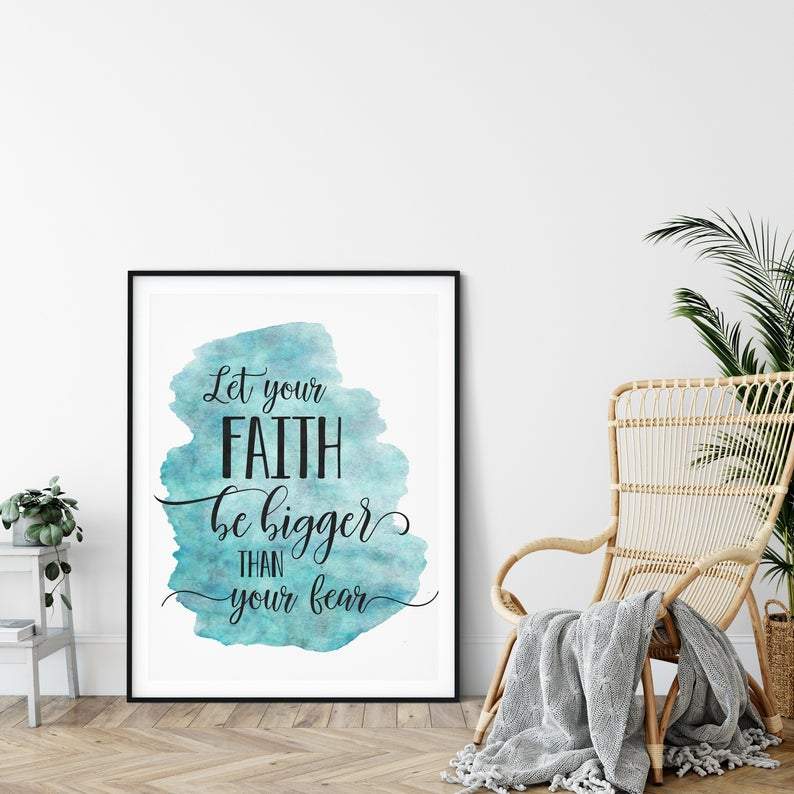 Living Words Wall Decor Let your faith be bigger