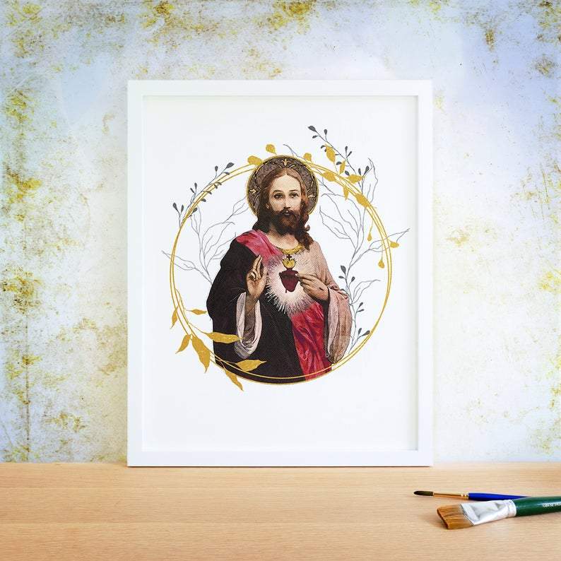 Living Words Wall Decor Most Sacred Heart of Our Lord Jesus