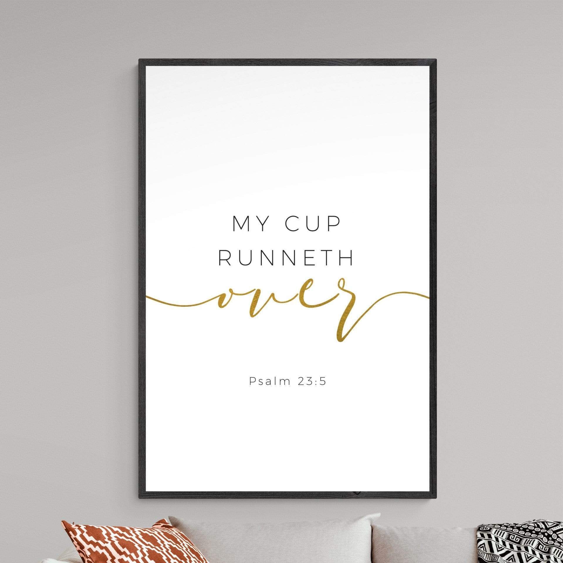 Living Words Wall Decor My Cup Runneth