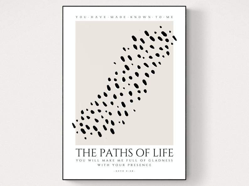 Living Words Wall Decor PATHS OF LIFE