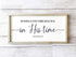 Living Words Wall Decor Standard Size - 18" x 7" In His Time