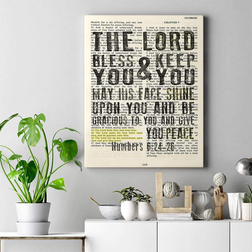 Living Words Wall Decor The Lord Bless You and Keep You