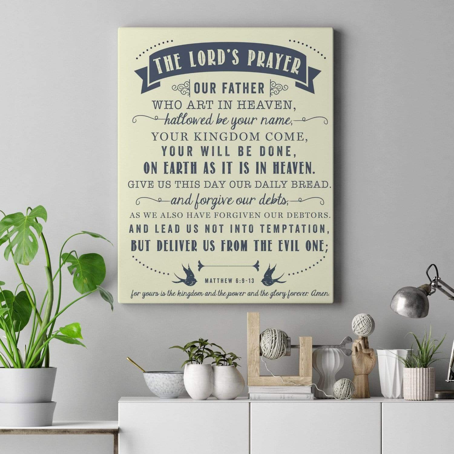 Living Words Wall Decor The Lord's prayer