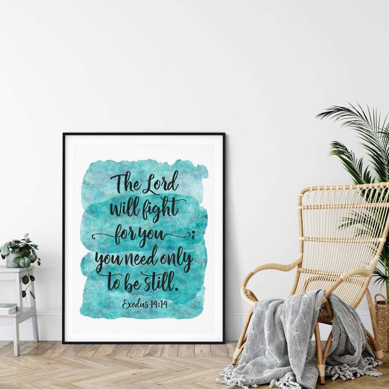 Living Words Wall Decor The Lord will fight for you