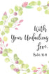 Living Words Wall Decor With your unfailing Love