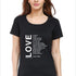 Living Words Women Round Neck T Shirt Love - Christian T-Shirt