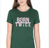 Living Words Women Round Neck T Shirt S / Green Born twice - Christian T-Shirt