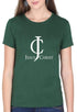 Living Words Women Round Neck T Shirt S / Green Jesus Christ - Christian T-Shirt