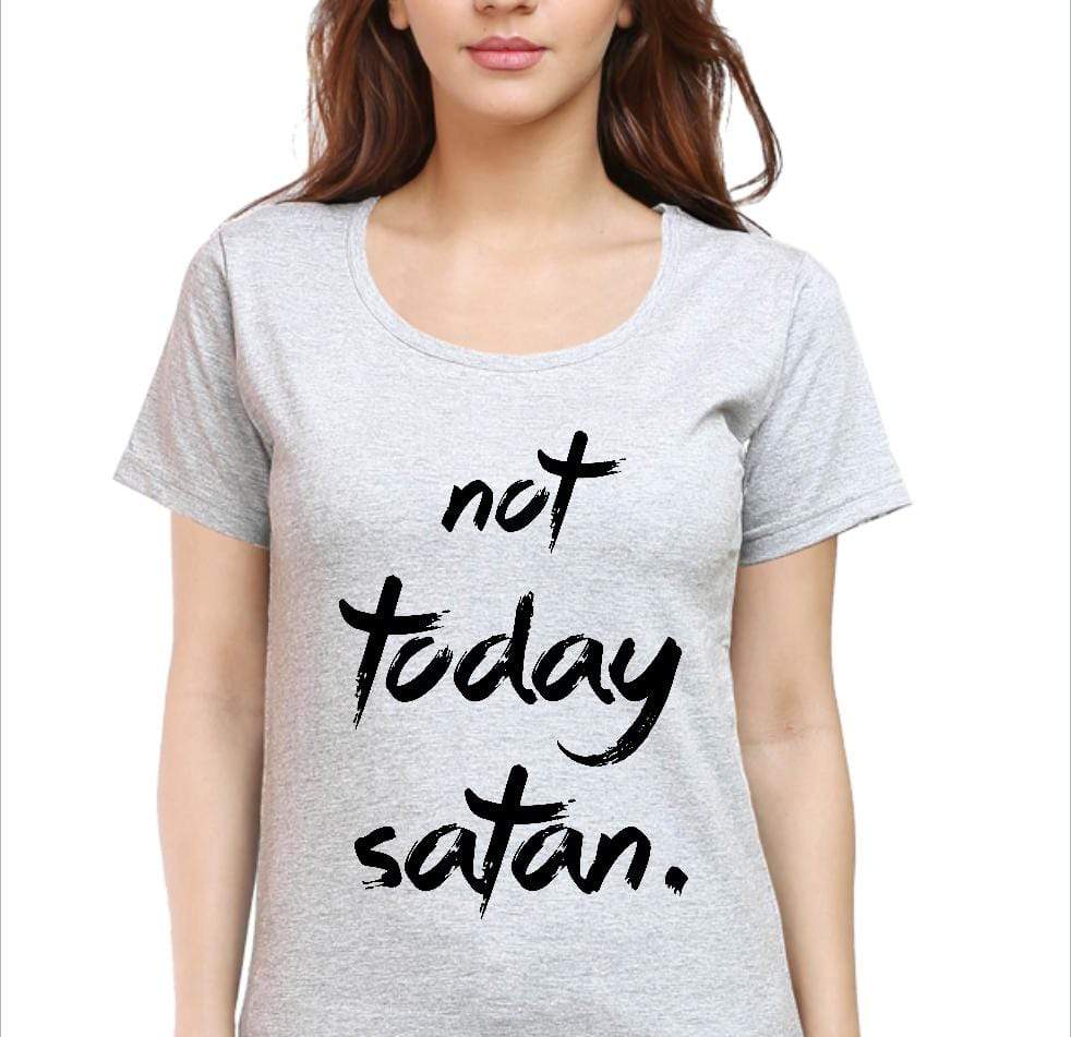 Not Today Satan - Christian T-Shirt - Living Words