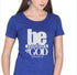 Living Words Women Round Neck T Shirt S / Light Blue Be imitators - Christian T-Shirt
