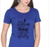 Living Words Women Round Neck T Shirt S / Light Blue I can do all things - Christian T-Shirt