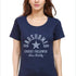 Living Words Women Round Neck T Shirt S / Navy Blue Unashamed - Christian T-Shirt