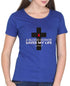 Living Words Women Round Neck T Shirt S / Royal Blue Blood Donor - Christian T-Shirt