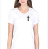 Living Words Women Round Neck T Shirt S / White Cross - Christian T-Shirt