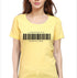 Living Words Women Round Neck T Shirt S / Yellow Bought at a price - Christian T-Shirt