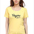 Living Words Women Round Neck T Shirt S / Yellow Forgiven 1 John 1:9 - Christian T-Shirt