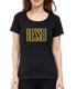 Living Words Women Round Neck T Shirt XS / Black Blessed - Christian T-Shirt