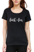 Living Words Women Round Neck T Shirt XS / Black Faith greater than Fear - Christian T-shirt