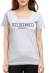 Living Words Women Round Neck T Shirt XS / Grey Melange REDEEMED - Christian T-Shirt