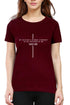 Living Words Women Round Neck T Shirt XS / Maroon MY FAITH WILL BE MADE STRONGER - Christian T-Shirt