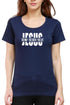 Living Words Women Round Neck T Shirt XS / Navy Blue Jesus: The way, the truth, the life - Christian T-Shirt