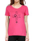 Living Words Women Round Neck T Shirt XS / Pink I FELL IN LOVE - CHRISTIAN T-SHIRT