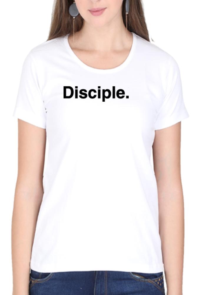 Living Words Women Round Neck T Shirt XS / White Disciple - Christian T-shirt