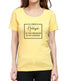 Living Words Women Round Neck T Shirt XS / Yellow HALLELUJAH - CHRISTIAN T-SHIRT