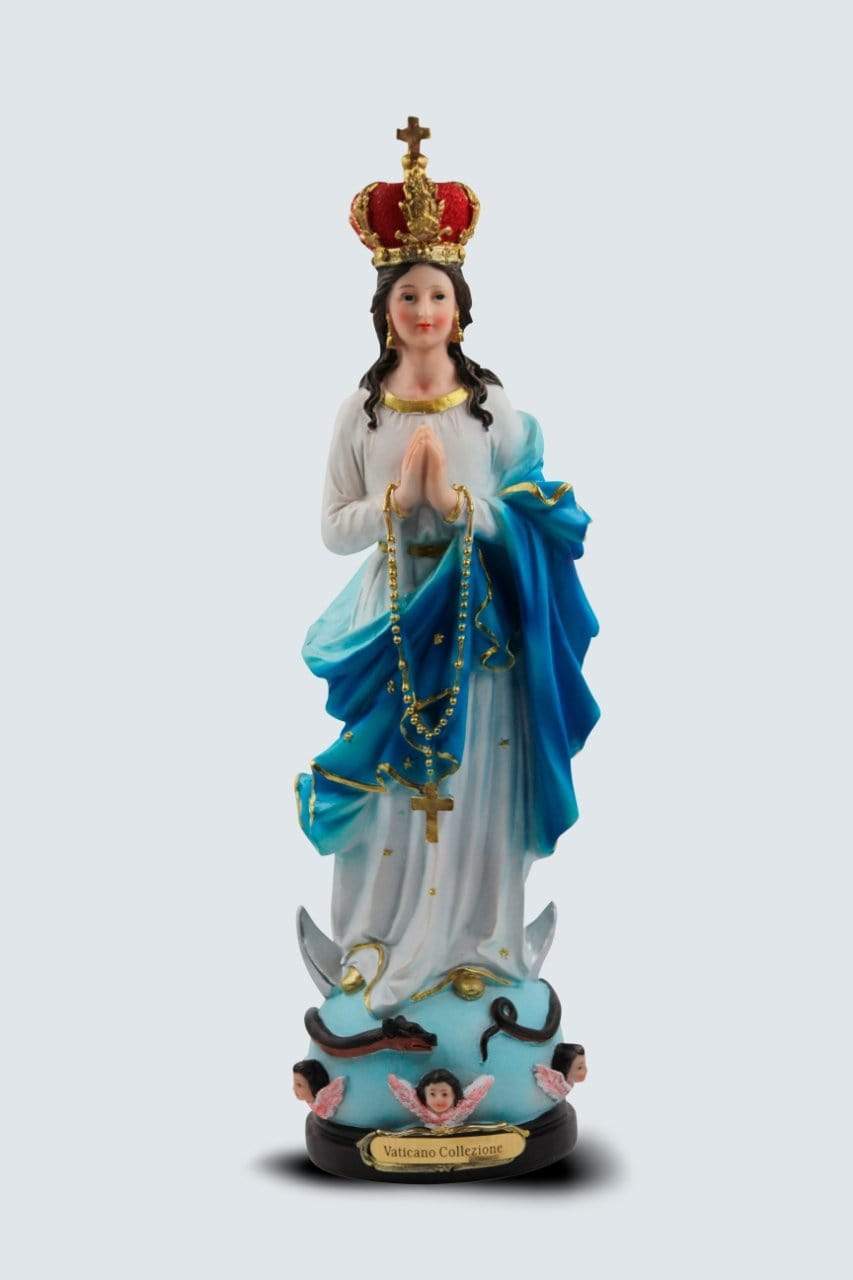 Assumption Queen Mary 13 Inch (VM) Polymarble Statue
