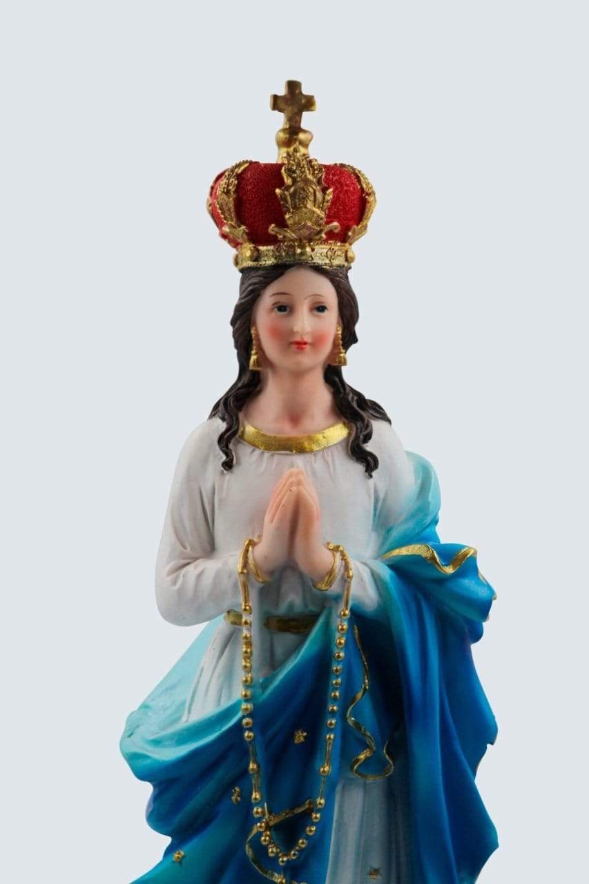 Assumption Queen Mary 13 Inch (VM) Polymarble Statue