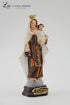  Mount Carmel 5 Inch Polymarble Statue - Handcrafted Religious Decor